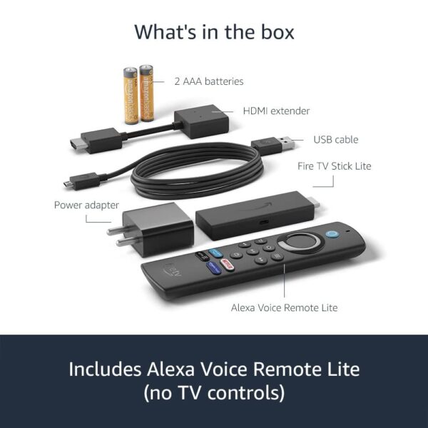 Fire TV Stick Lite with Alexa Voice Remote Lite - Image 6