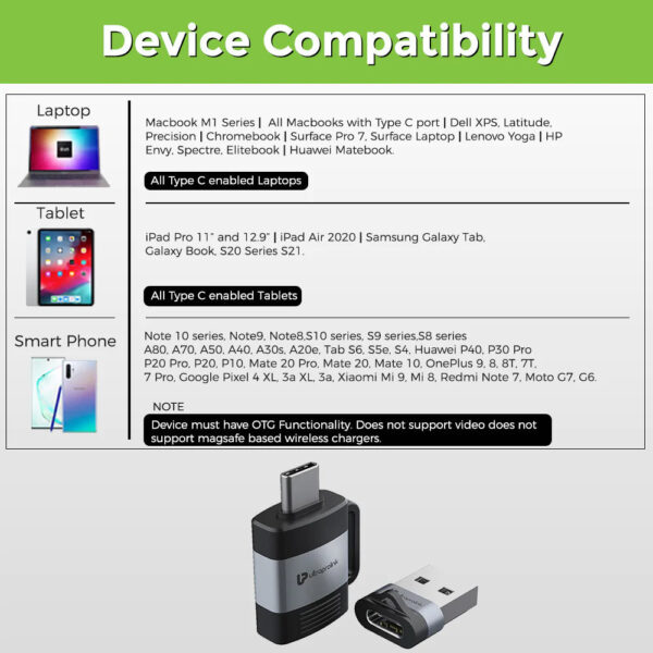 Ultraprolink C-Adapt Duo USB Type C USB-A Male-Female OTG Adapters - Image 6