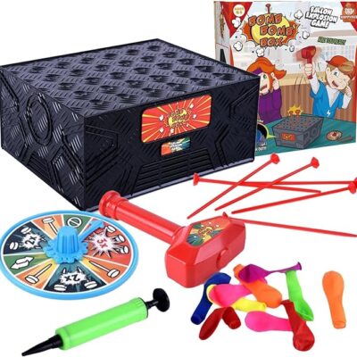 Blast Box Balloon Game (Prank Balloon Box For Family & Party Game)