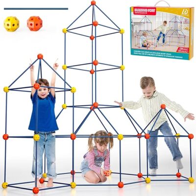 Kids Fort Building Kit – Ultimate Indoor/Outdoor Theme Game