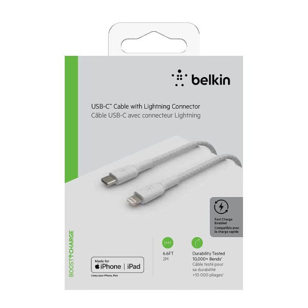 Belkin Apple Certified Lightning to Type C Cable 2M - Image 6