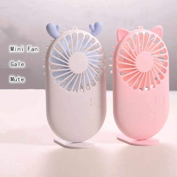 Portable Handheld Pocket Fan Air Cooler Cooling USB Rechargeable - Image 3